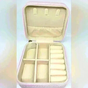 NWOT Square Portable Jewelry Storage Box